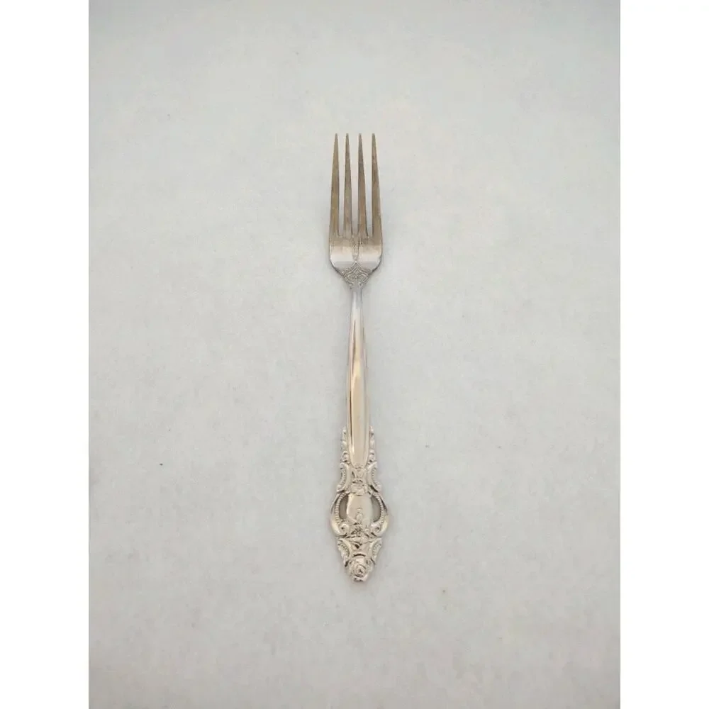 (1) International 1981 EMPRESS Silver Plate Dinner Forks Flatware Replacement